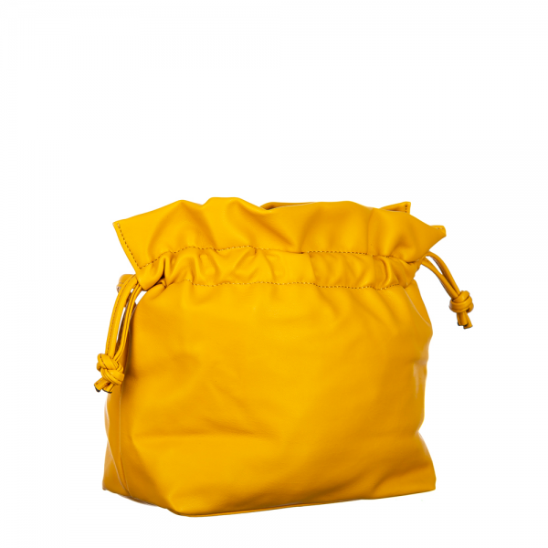 Γυναικεία τσάντα Lolia κίτρινη, 2 - Kalapod.gr